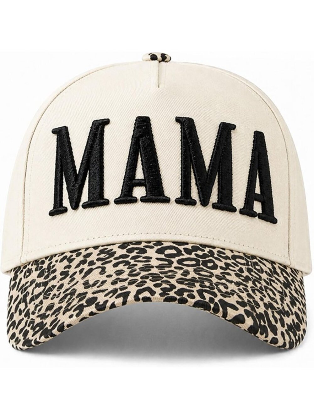 Womens Mama-leopard 2 Vintage Snapback Trendy Mom Halloween Trucker Hat